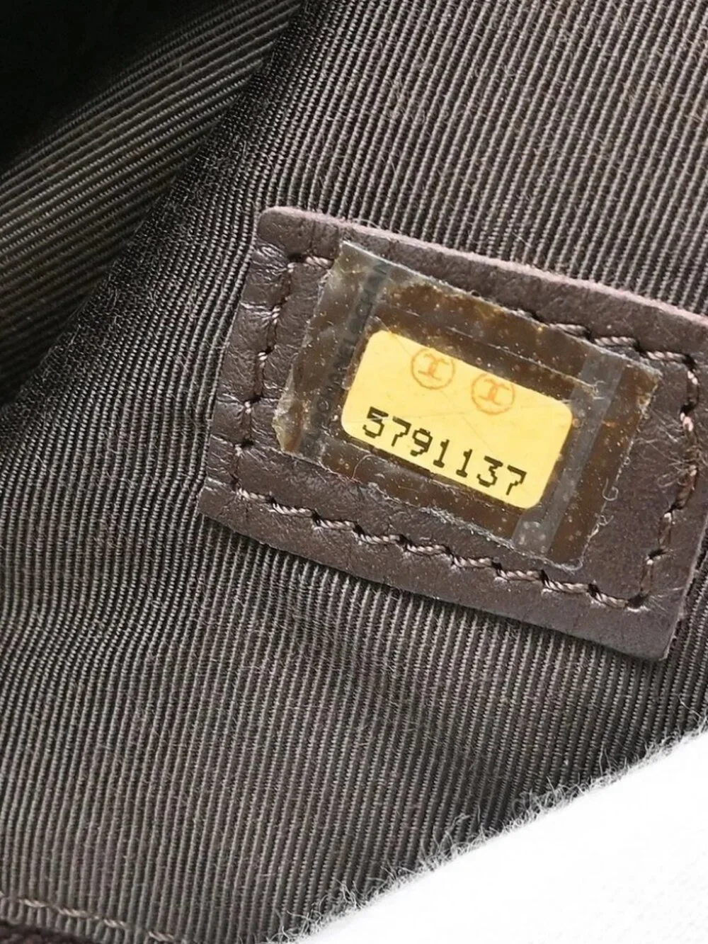 Chanel Brown Lamsskin Shoulder Bag